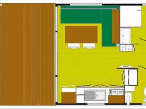 MOBILHOME 4 personnes - OPHEA - 2 chambres