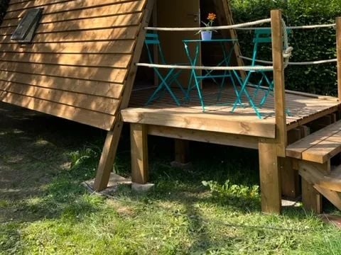 Hébergement 2 personnes - Cabadienne - Tente bois 6 m²