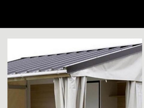 TENTE TOILE ET BOIS 5 personnes - TITHOME 20m² - 2 chambres