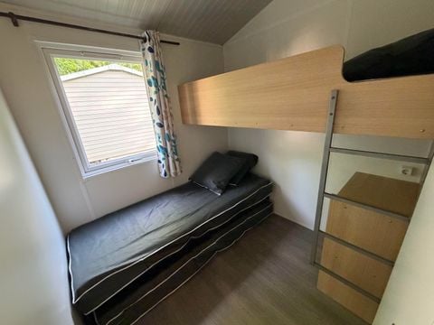 Tente en toile et en bois 5 personnes - TITHOME 20m² - 2 chambres