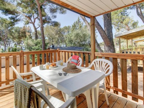 MOBILHOME 4 personnes - Comfort | 2 Ch. | 4 Pers. | Terrasse surélevée | Clim.