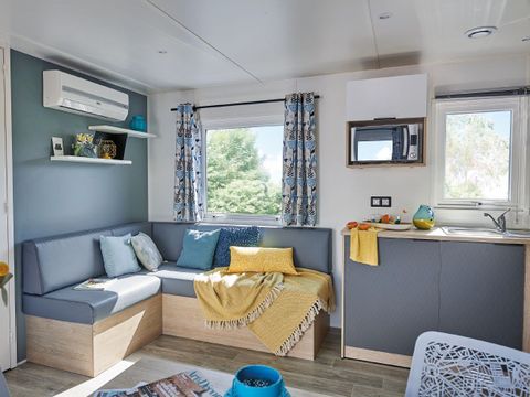 MOBILHOME 6 personnes - Comfort | 2 Ch. | 4/6 Pers. | Terrasse simple | Clim.