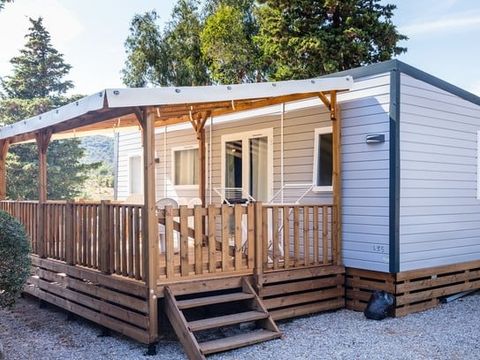 Mobilhome 6 personnes - Comfort XL | 3 Ch. | 6 Pers. | Terrasse surélevée | Clim. | TV