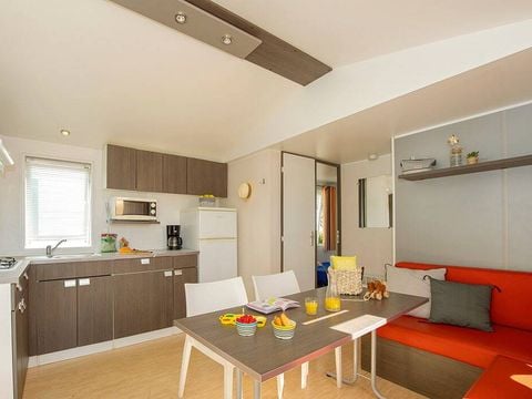 MOBILHOME 6 personnes - Mobil-home | Comfort | 3 Ch. | 6 Pers. | Terrasse surélevée | Clim.