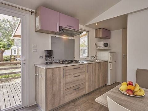 MOBILHOME 6 personnes - Comfort | 2 Ch. | 4/6 Pers. | Terrasse surélevée | Clim.