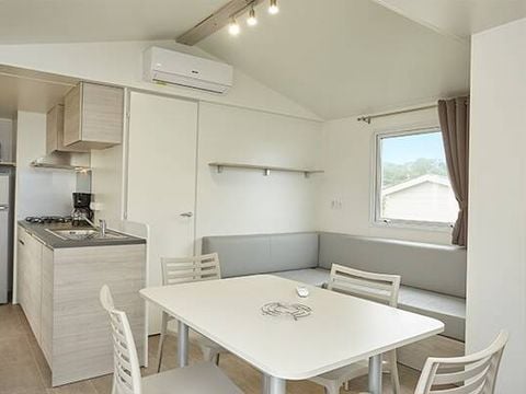 MOBILHOME 6 personnes - Comfort | 3 Ch. | 6 Pers. | Terrasse surélevée | Clim.