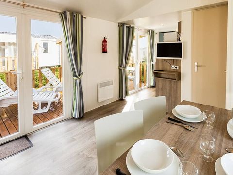 Mobilhome 6 personnes - Mobil-home | Comfort | 2 Ch. | 4/6 Pers. | Terrasse surélevée | Clim. | TV