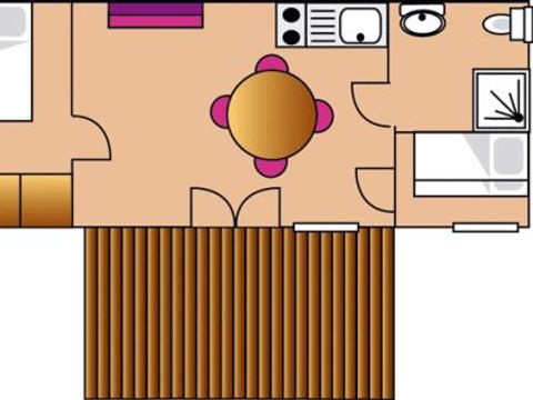 CHALET 4 personnes - MAYA - 2 Chambres