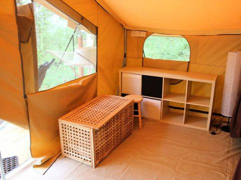 Tente en toile et en bois 5 personnes - LODGE CONFORT