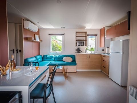 MOBILHOME 10 personnes - Mobil-Home - Bien-être + - 4 chambres