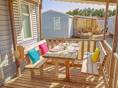Mobilhome 4 personnes - Mobil-home | Comfort | 2 Ch. | 4 Pers. | Terrasse surélevée