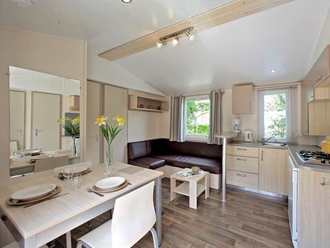 Mobilhome 6 personnes - Mobil-home | Comfort XL | 3 Ch. | 6 Pers. | Terrasse surélevée | Clim.