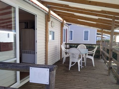 Mobilhome 6 personnes - Mobil-home | Comfort XL | 3 Ch. | 6 Pers. | Terrasse surélevée | Clim.