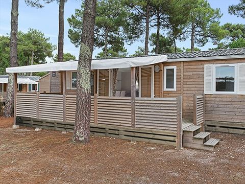 Mobilhome 6 personnes - Mobil-home | Comfort XL | 3 Ch. | 6 Pers. | Terrasse surélevée | Clim.