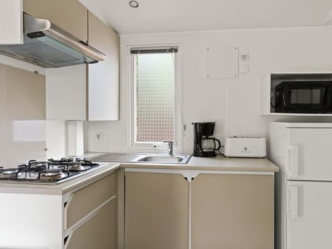 Mobilhome 4 personnes - Mobil-home | Comfort XL | 2 Ch. | 4 Pers. | Terrasse surélevée | Clim.