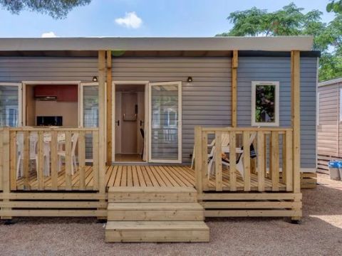 Mobilhome 6 personnes - Mobil-home | Comfort XL | 2 Ch. | 4/6 Pers. | Terrasse surélevée | Clim.