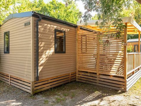 MOBILHOME 6 personnes - Mobil-home | Premium | 3 Ch. | 6 Pers. | Terrasse surélevée | Clim. | TV