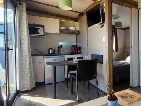 CHALET 4 personnes - Chalet Premium Nature 20m² (1 chambre) + Terrasse 2/4 pers