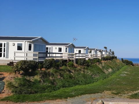 MOBILHOME 6 personnes - Mobil home Premium 38m² (2 chambres) + Terrasse - vue mer + Accès vélo maritime 4/6 pers