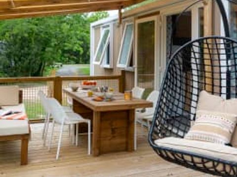 MOBILHOME 5 personnes - Cottage Roselière 6p 3ch 2SdB Premium