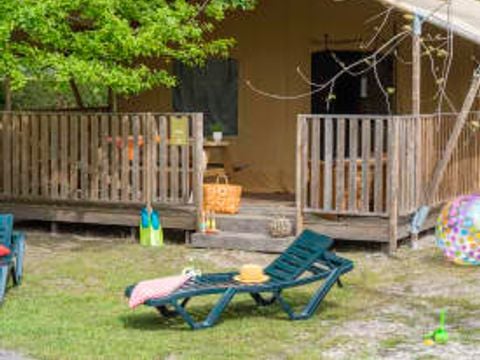 TENTE TOILE ET BOIS 5 personnes - Lodge Safari 5p 2ch ****