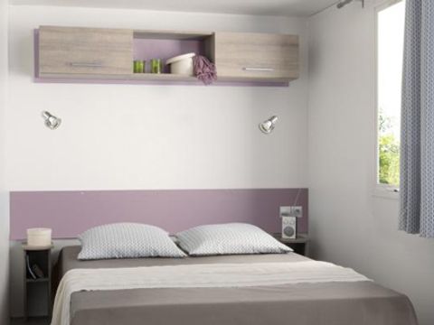 MOBILHOME 4 personnes - Mobilhome Confort Cahia 18m² (1 chambre) Terrasse semi-couverte