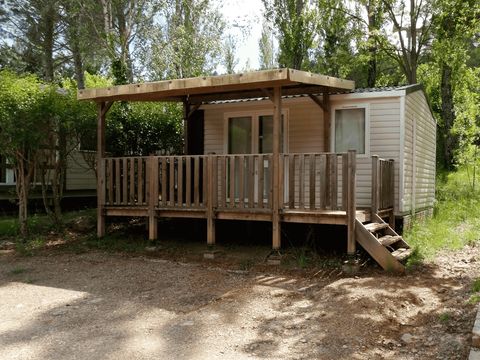 MOBILHOME 4 personnes - Mobil-home Confort 18m² 1 chambre - avec clim 1/4 pers