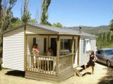 MOBILHOME 6 personnes - MOBIL-HOME STANDARD IDÉAL SANS CLIMATISATION 2 chambres, 25m²