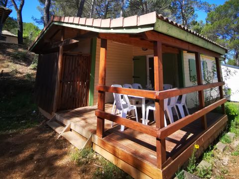 CHALET 7 personnes - Chalet Confort 35m² 2 chambres - avec clim 1/7 pers