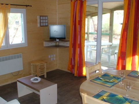 CHALET 7 personnes - Chalet Confort 35m² 2 chambres - avec clim 1/7 pers