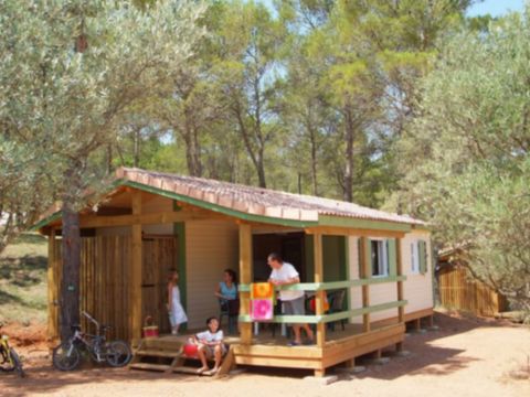 CHALET 7 personnes - Chalet Confort 35m² 2 chambres - avec clim 1/7 pers