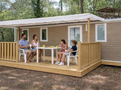 MOBILHOME 8 personnes - Mobil-home Confort 35m²/37m² 3 chambres - avec clim 1/8 pers