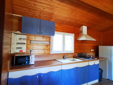 Chalet 7 personnes - Chalet Confort 35m² 2 chambres - sans clim 1/7 pers