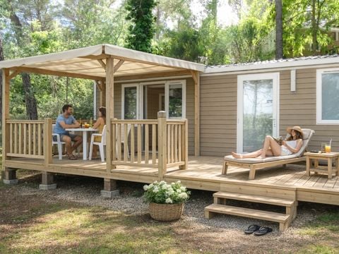 MOBILHOME 6 personnes - NEW // Mobil home Premium 37 M2 3 chambres Clim TV wifi lave vaisselle