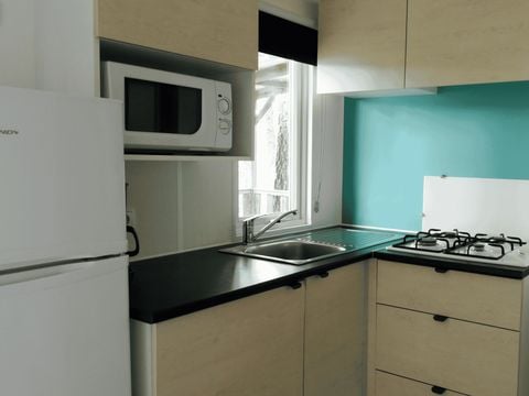 MOBILHOME 8 personnes - MOBIL-HOME CONFORT SANS CLIMATISATION  3 chambres,  34 m² / 37 m²