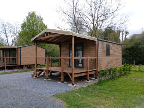 MOBILHOME 2 personnes - Mobil-home premium 20m² (1 ch-2 pers) + TV + terrasse