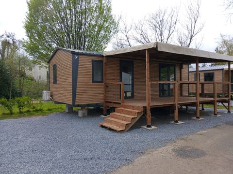 MOBILHOME 4 personnes - Mobil-home premium 33m2 (2 ch-4 pers) + TV + terrasse