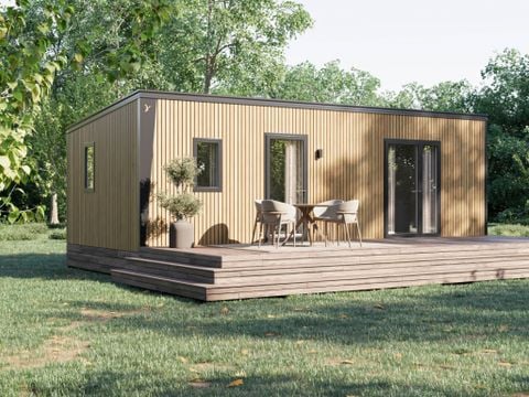Mobilhome 4 personnes - Premium 33m2 - 2 chambres-4 - Pers - TV - Terrasse