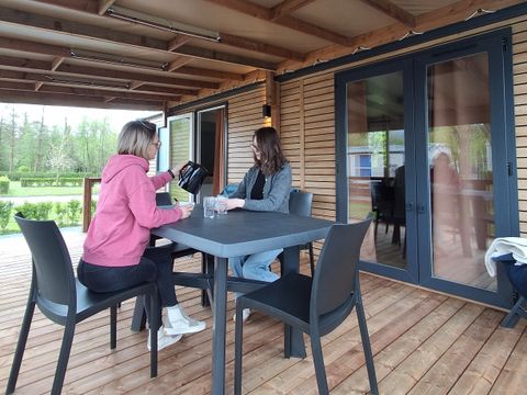 MOBILHOME 4 personnes - Mobil-home premium 33m2 (2 ch-4 pers) + TV + terrasse
