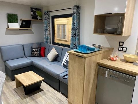 MOBILHOME 4 personnes -  Premium, 2 chambres, 2 salles d'eau, Climatisation, wifi, dans village western