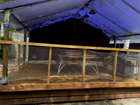 TENTE TOILE ET BOIS 6 personnes - Tente Lodge Safari 4-6 Personnes