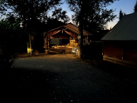 TENTE TOILE ET BOIS 6 personnes - Tente Lodge Safari 4-6 Personnes