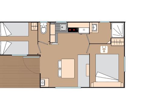 MOBILHOME 4 personnes - MH2 Agreable