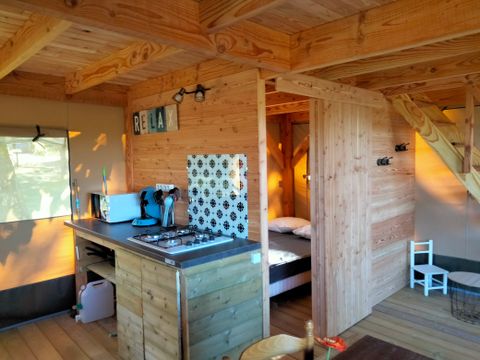 BUNGALOW TOILÉ 4 personnes - Tente Lodge