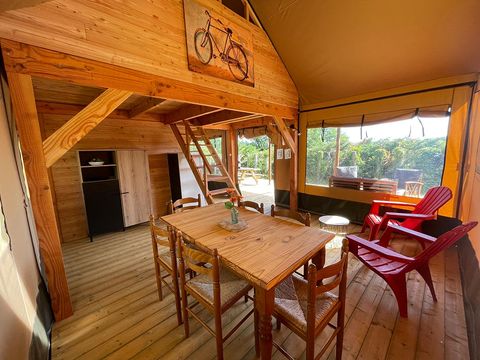 BUNGALOW TOILÉ 5 personnes - Tente Lodge