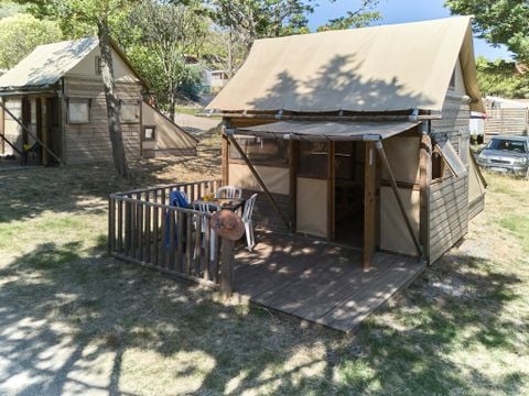 TENTE TOILE ET BOIS 4 personnes - Caba-Logde Evasion