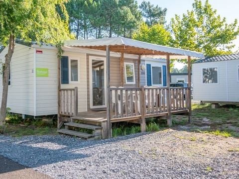 MOBILHOME 6 personnes - Comfort | 3 Ch. | 6 Pers. | Terrasse surélevée | Clim.