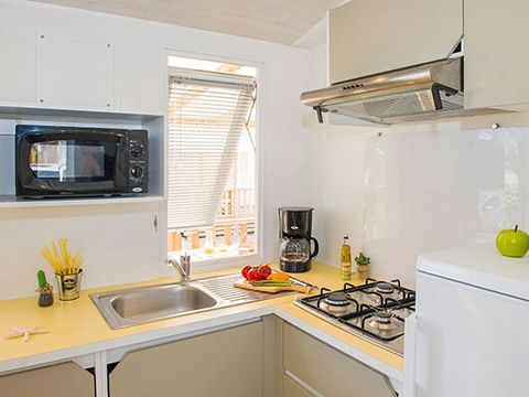 MOBILHOME 4 personnes - Comfort XL | 2 Ch. | 4 Pers. | Terrasse surélevée | Clim.
