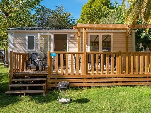 MOBILHOME 4 personnes - Comfort | 2 Ch. | 4 Pers. | Terrasse surélevée | Clim.
