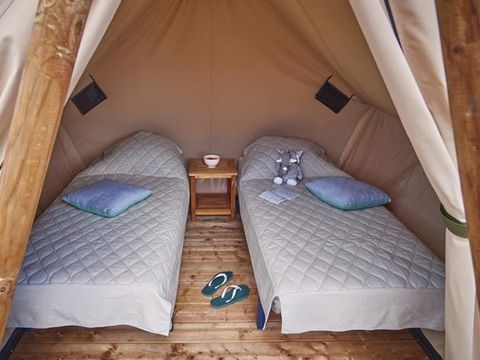 TENTE TOILE ET BOIS 2 personnes - Tente Mooera - 1 Chambre